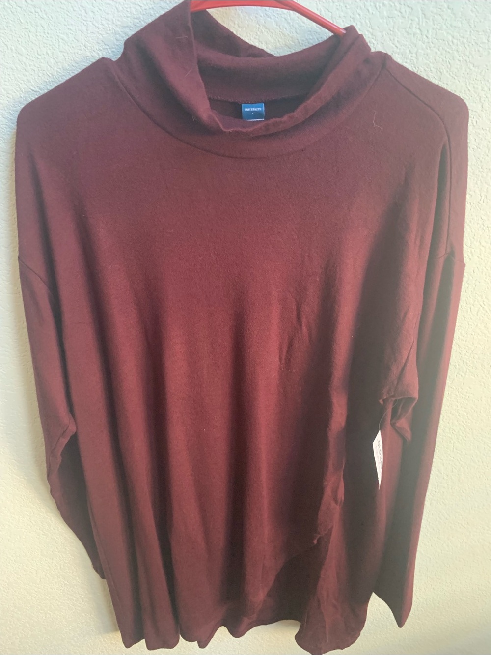 Old Navy Men's Deep Burgundy Turtleneck Sweater